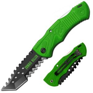 7.75″ Tactical Tanto Folding Knife with Belt Clip for EDC & Outdoors